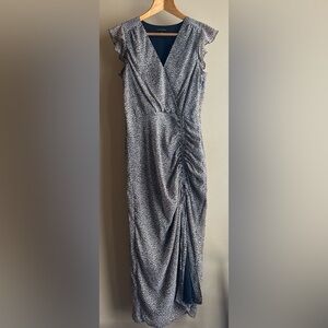 Banana Republic ruched maxi dress